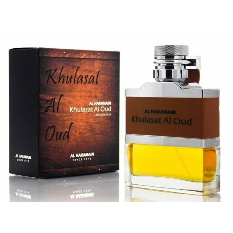 khulasat al oud al haramain eau de parfum pour homme