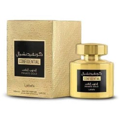 Confidential Private Gold Lattafa eau de parfum mixte