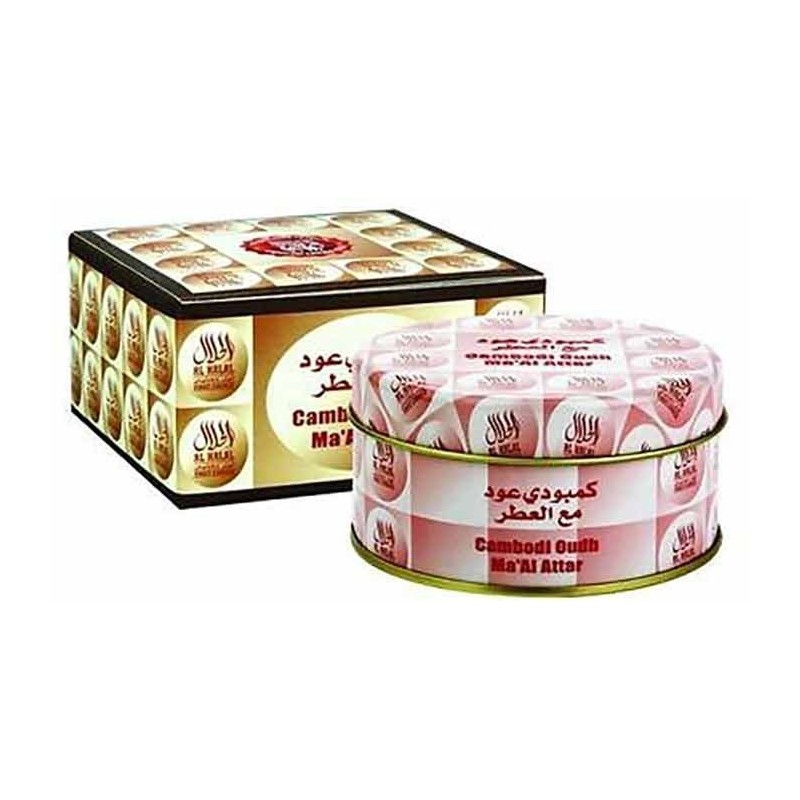AL HARAMAIN CAMBODI OUDH MA'AL ATTAR - BAKHOUR INCENSE