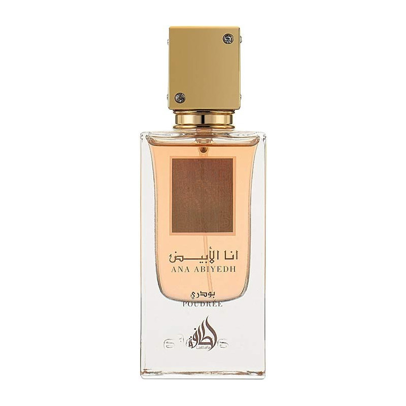 Ana Abiyedh I Am White Poudrée Lattafa eau de parfum mixte