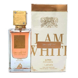 Ana Abiyedh I Am White Poudrée Lattafa eau de parfum mixte