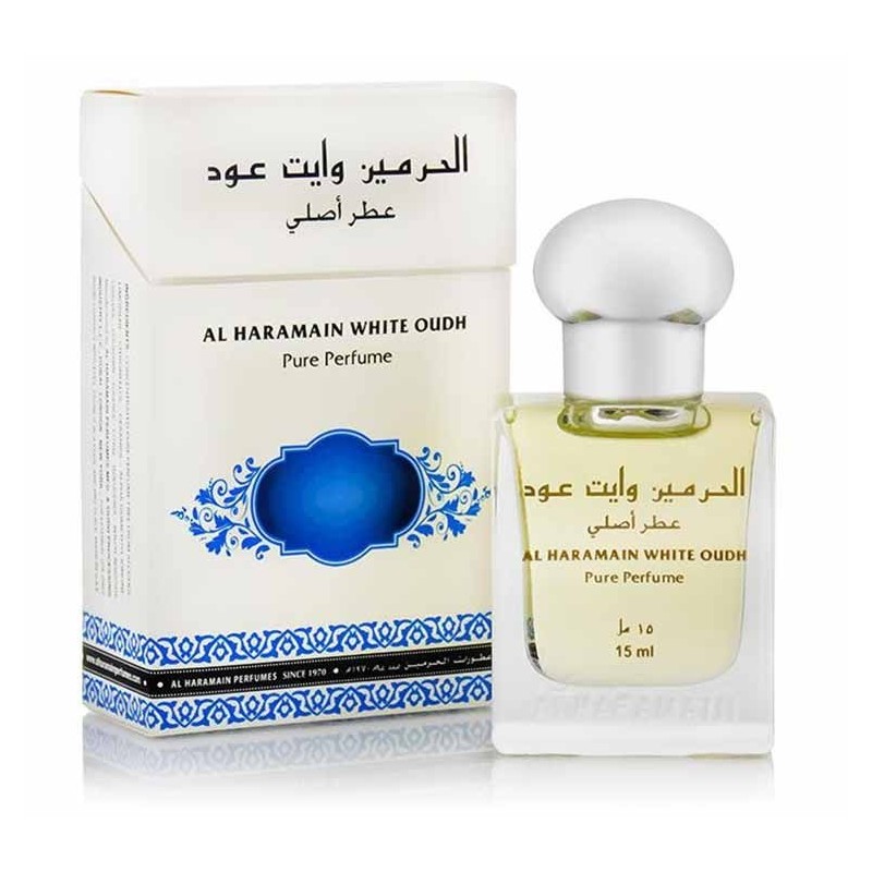 White Oud Al Haramain Woody Perfume Oil for Men
